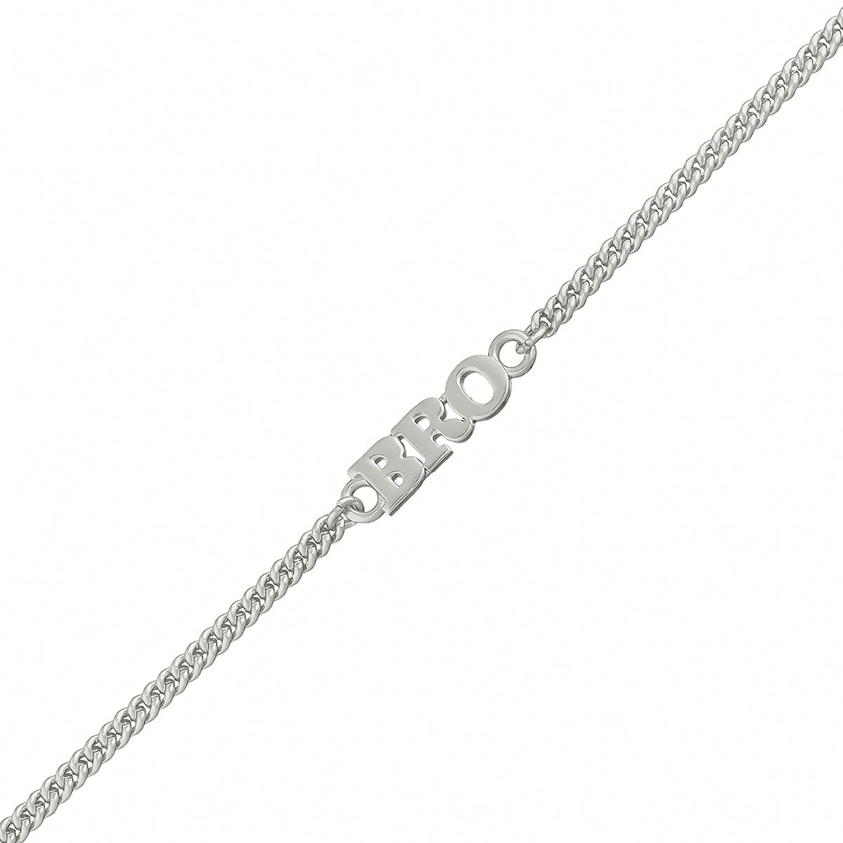 Silver Tone BRO Bracelet Rakhi