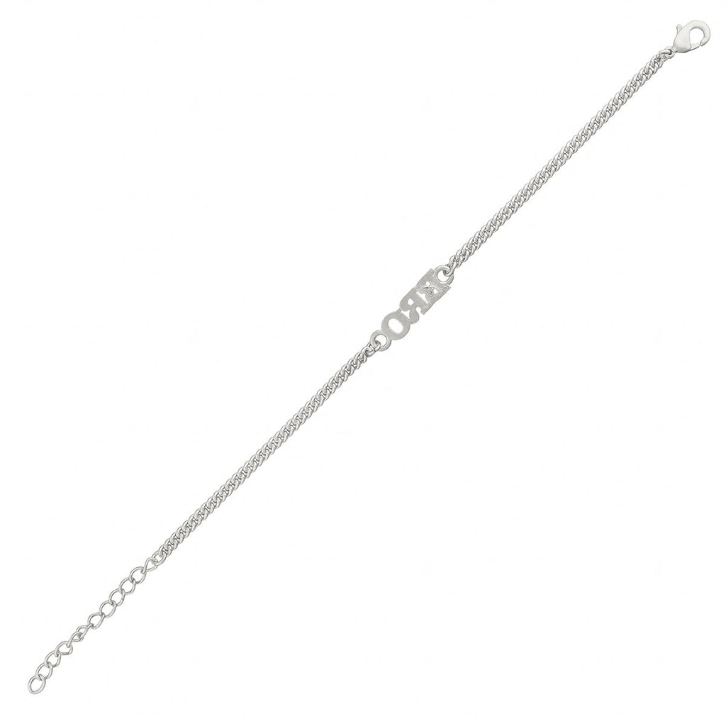 Silver Tone BRO Bracelet Rakhi