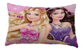 Singer Princess themed decorative kids cushion in multi-color, 12x14 inches