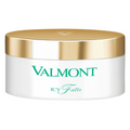 Valmont Icy Falls 100 mL cleansing jelly in a white jar with a gold lid and green typography
