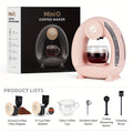 2-in-1 single serve coffee maker showing brewing options for K-Cup pods and ground coffee