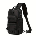 Anti-theft sling bag for men with integrated USB port and waterproof fabric