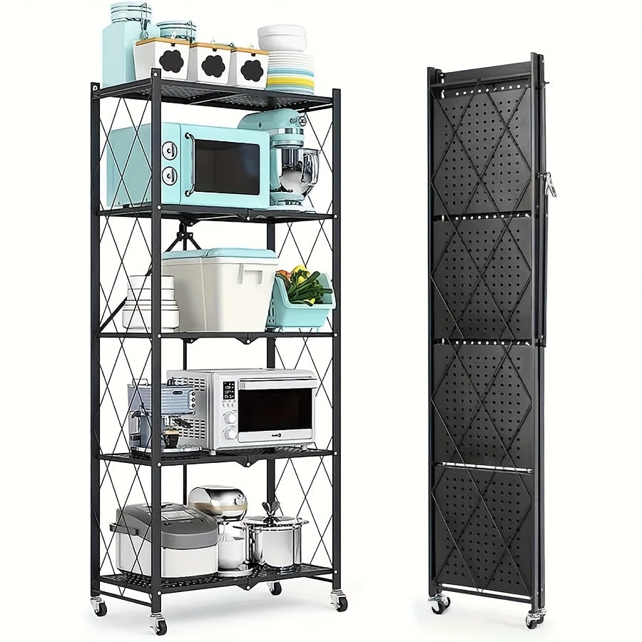 Heavy-Duty Metal Shelving Unit Storage Rack