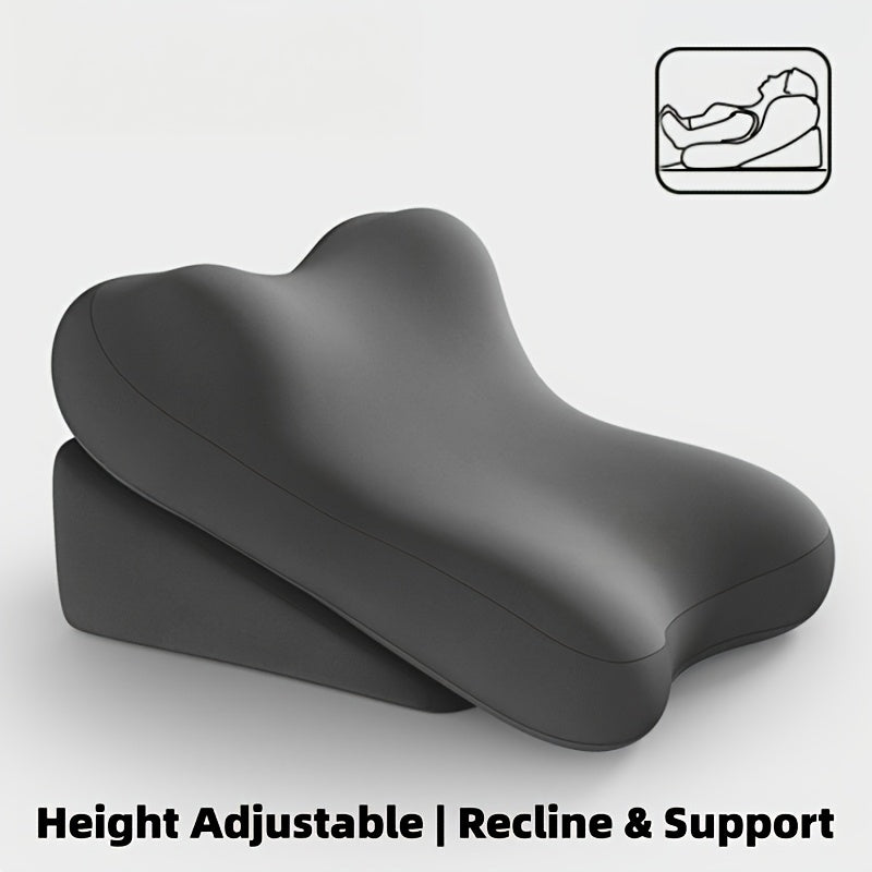 Adjustable Memory Foam Bed Wedge Pillow for Back and Reading Support
