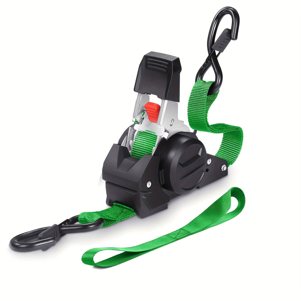 4PCS Retractable Ratchet Tie Down Straps 10FT Heavy Duty