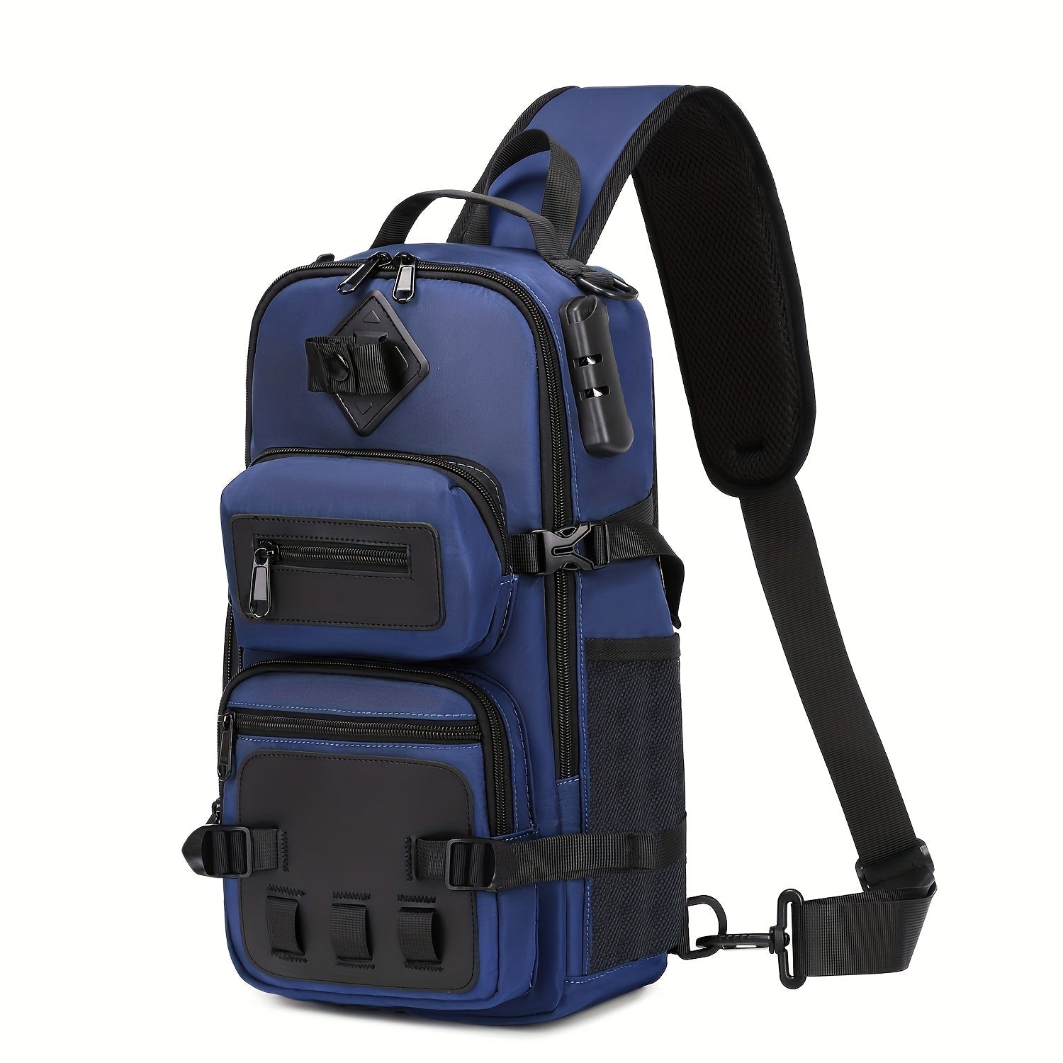 Anti-Theft Sling Bag Crossbody Chest Backpack with USB Waterproof