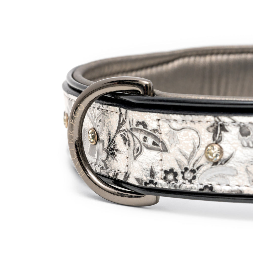 Venetian Leather Dog Collar