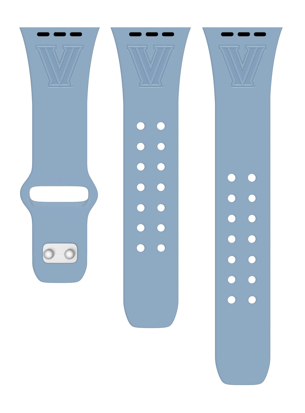 Villanova Wildcats Engraved Silicone Apple Watch Band