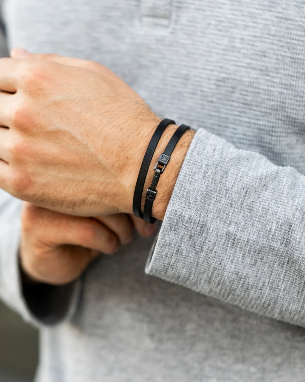 The Hitch Modern Apparel in Black and Gunmetal Tones