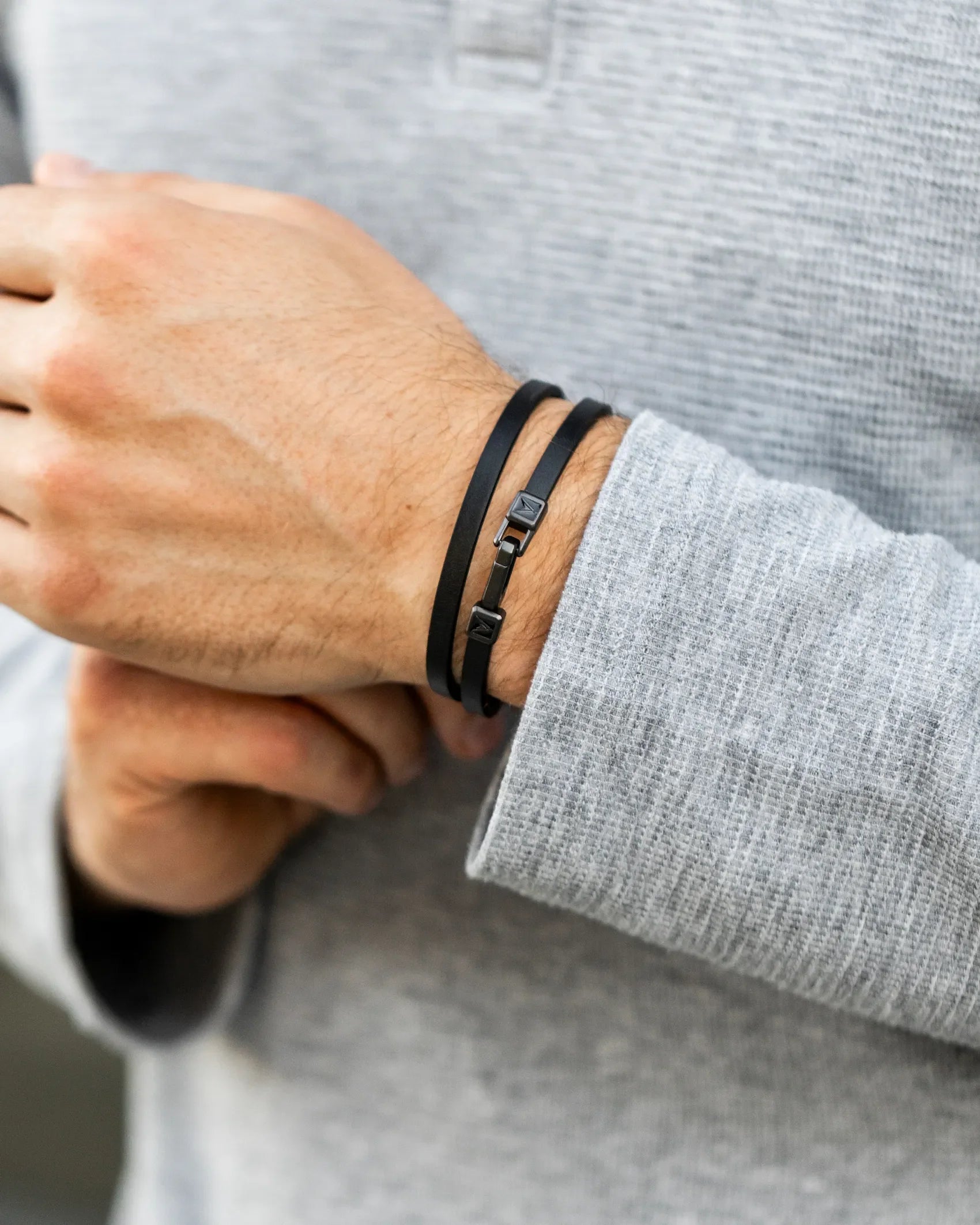 The Hitch Modern Apparel in Black and Gunmetal Tones