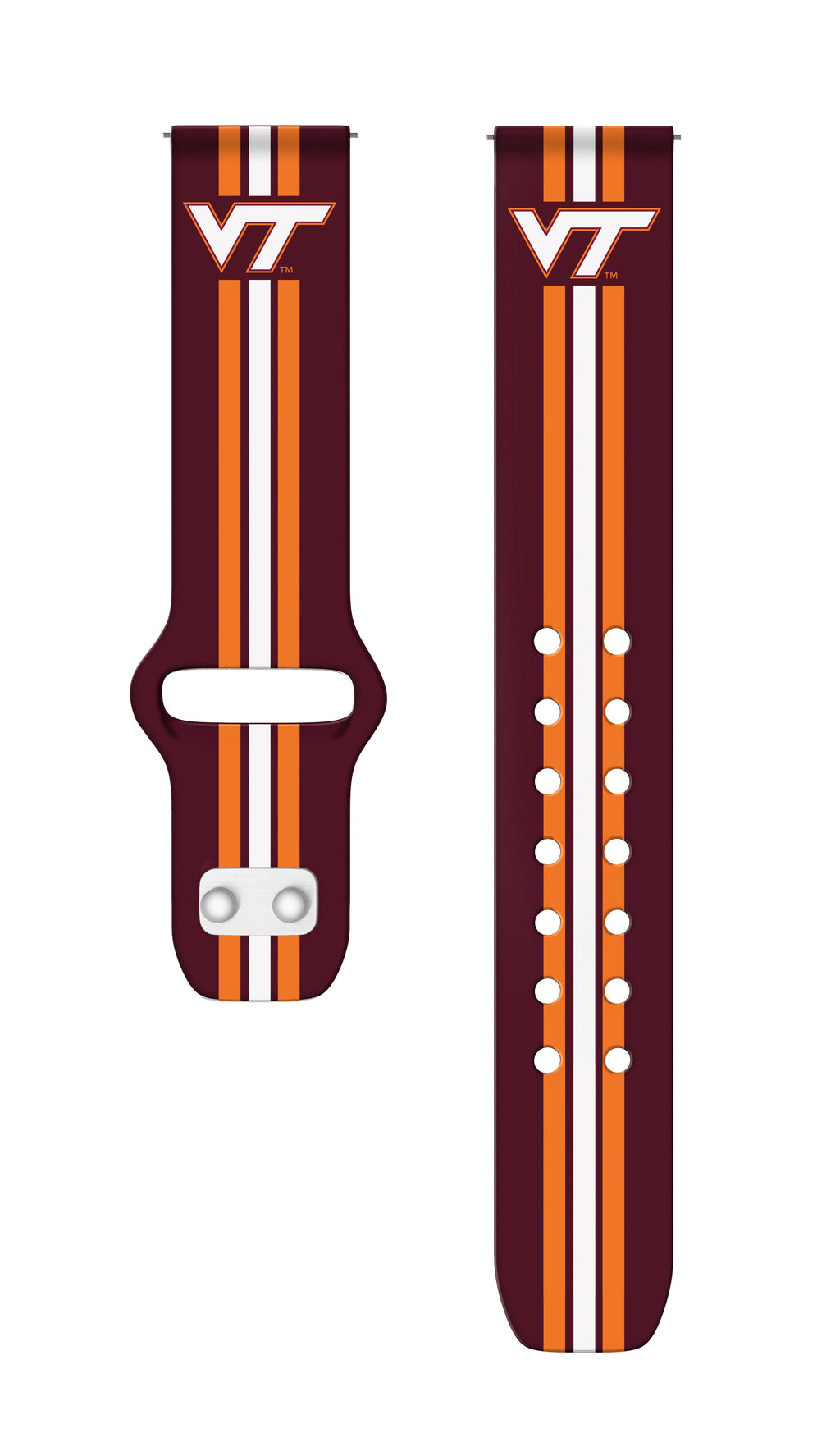 Virginia Tech Hokies HD Watchband for Samsung, Garmin, Fossil, and More for Samsung, Garmin, Fossil, and More