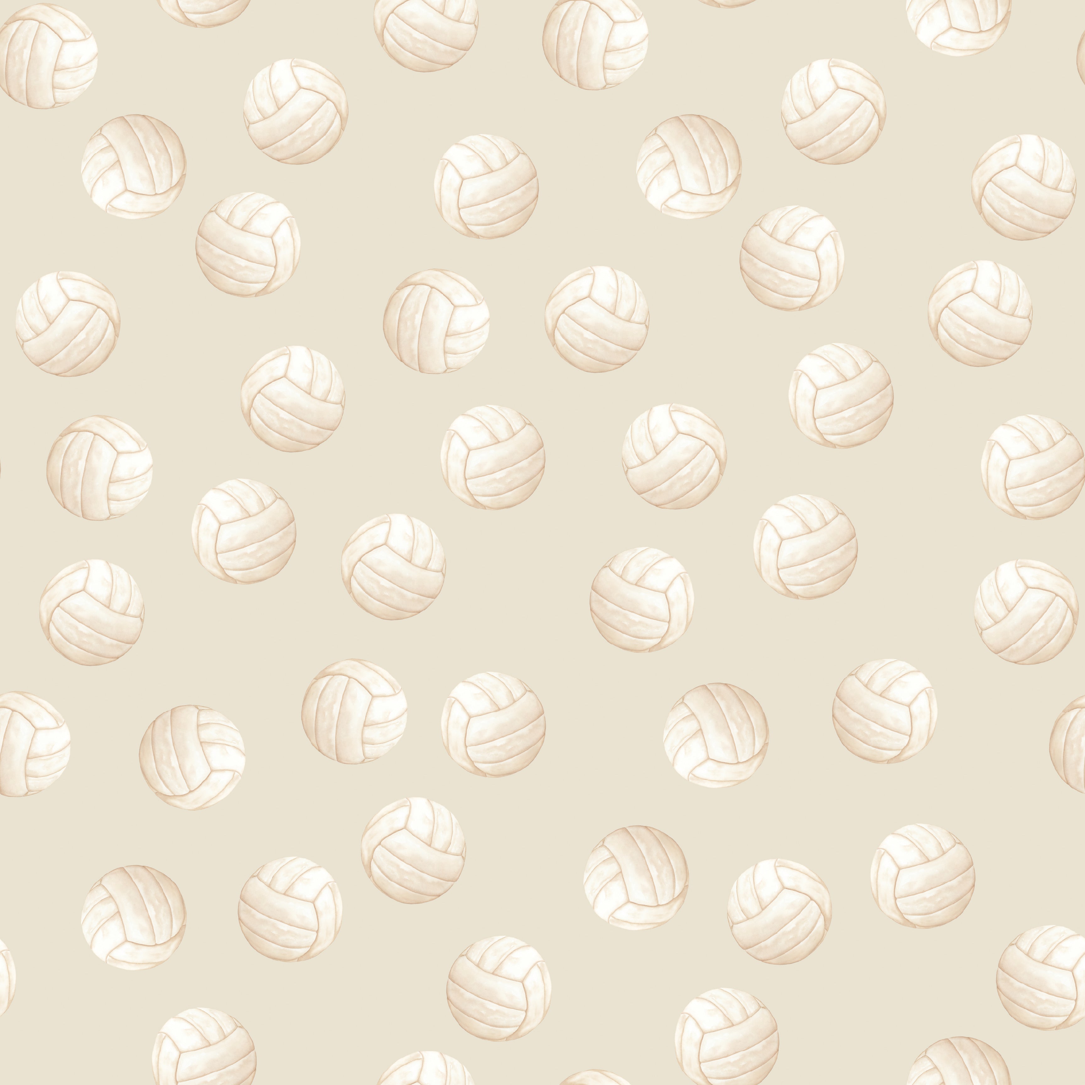 Volley Removable Wallpaper in Dusty-Rose and Off-White