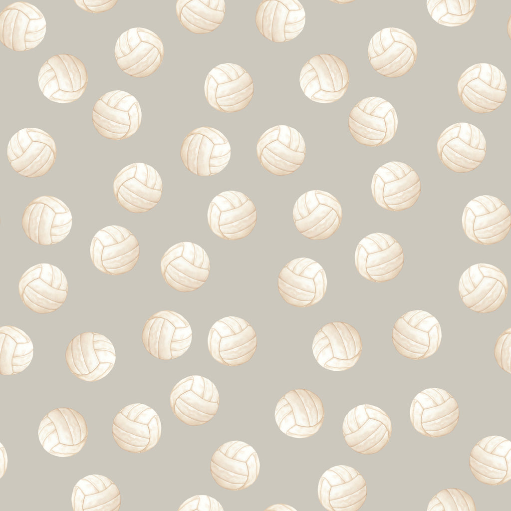 Volley Removable Wallpaper in Dusty-Rose and Off-White
