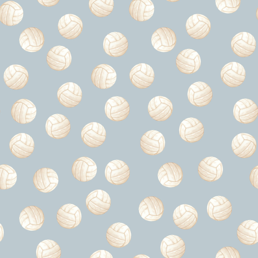 Volley Removable Wallpaper in Dusty-Rose and Off-White