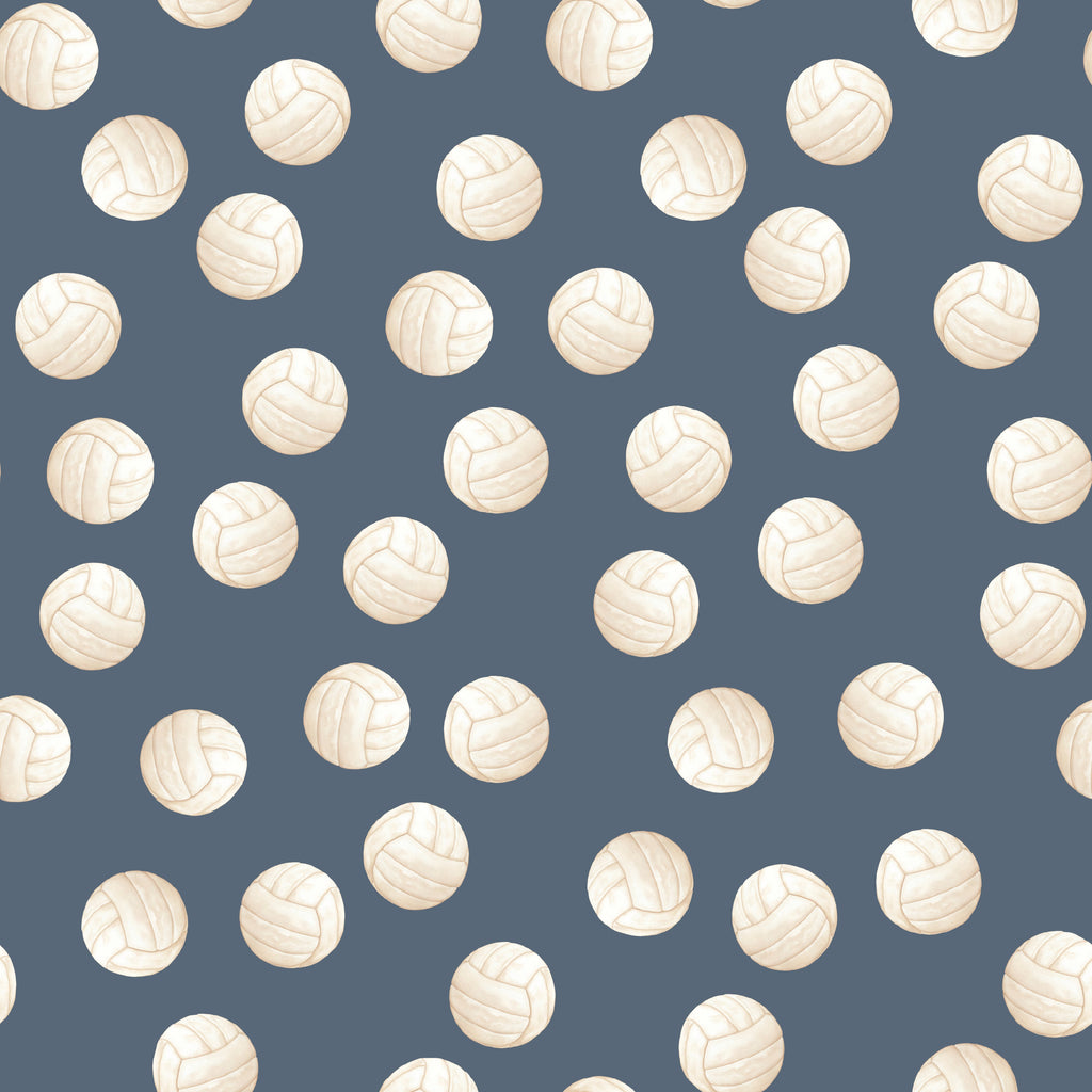 Volley Removable Wallpaper in Dusty-Rose and Off-White