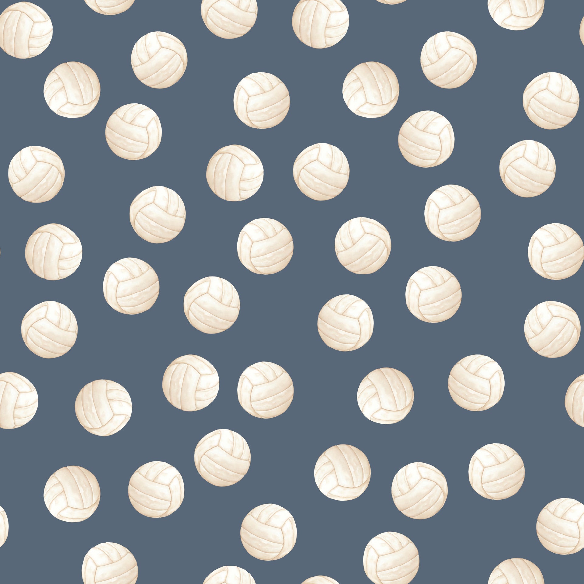 Volley Removable Wallpaper in Dusty-Rose and Off-White