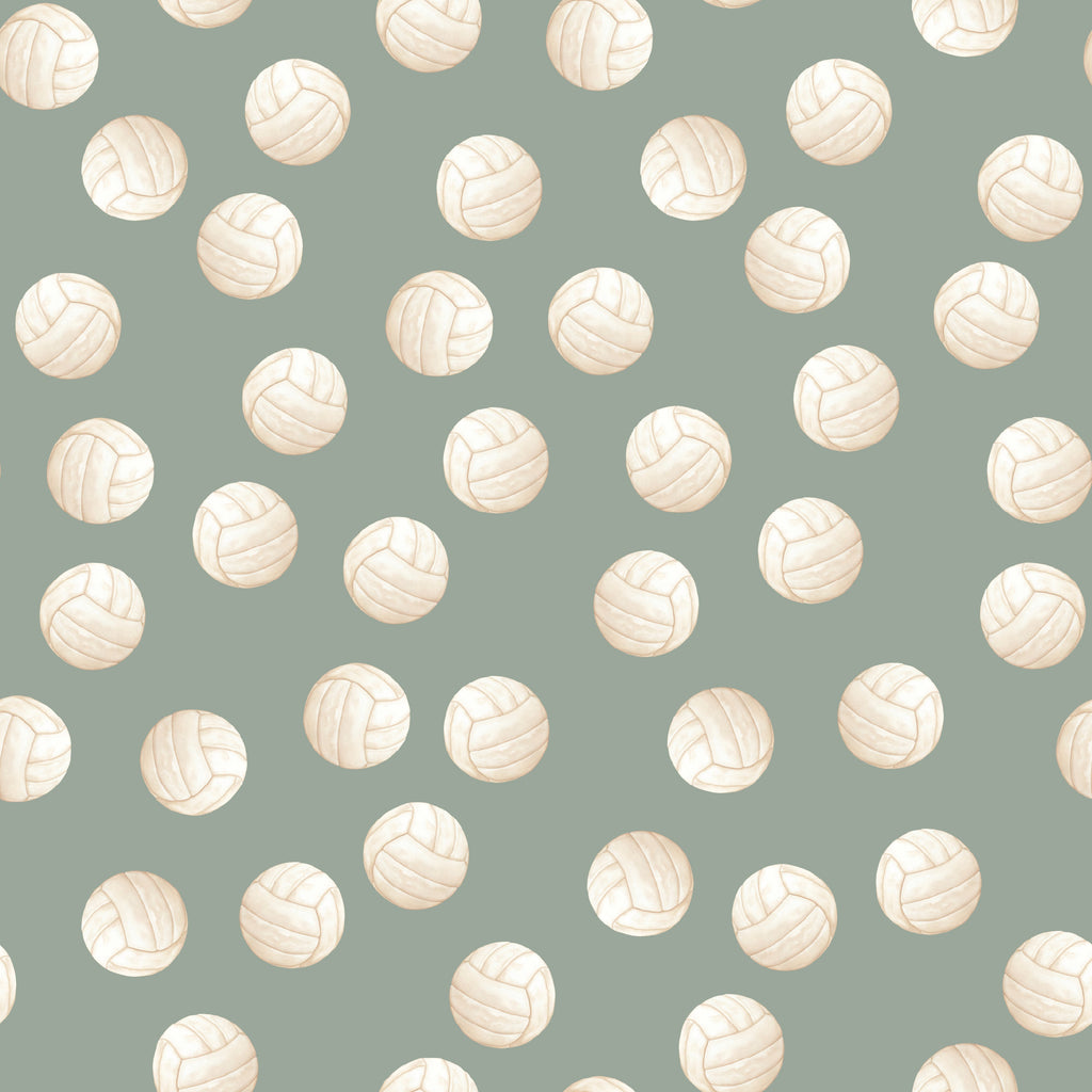 Volley Removable Wallpaper in Dusty-Rose and Off-White