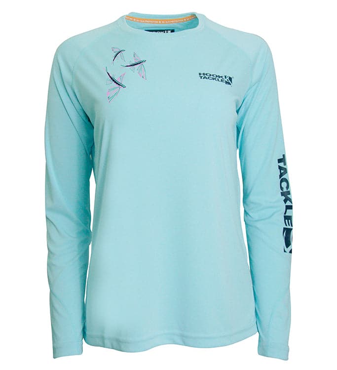 Women's Flying Fish Long Sleeve Performance UV Fishing Shirt - Image 3
