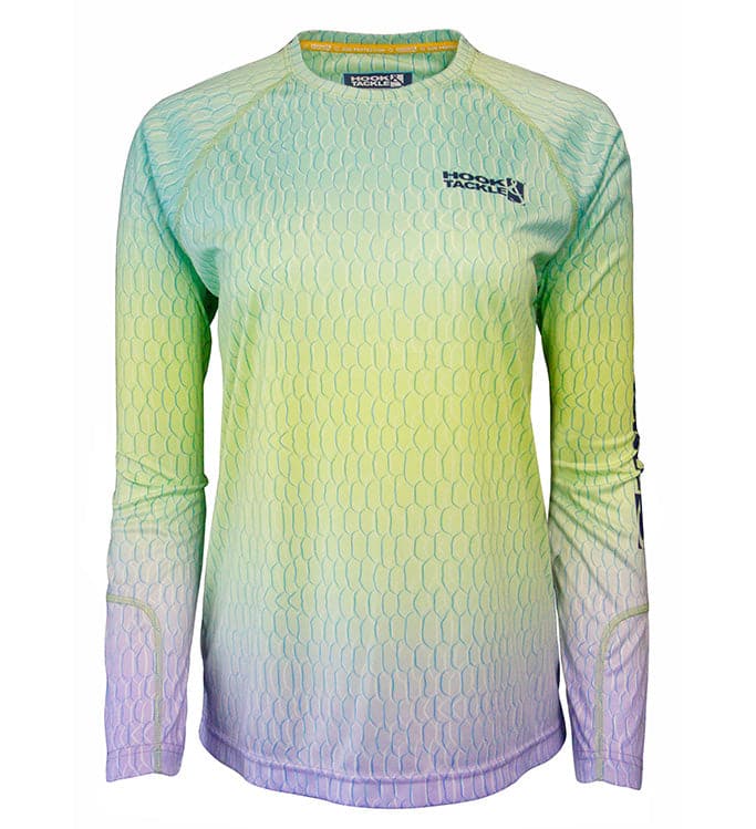 Women's Fish Scale Long Sleeve UV Protection Fishing Shirt - Image 4