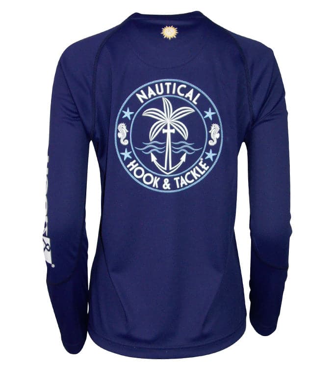 Women's Nautical Long Sleeve UV Protection Performance Shirt - Image 3