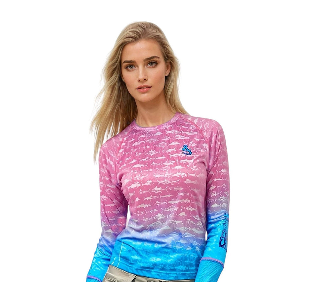 Women's Gamefish Long Sleeve UV Protection Fishing Shirt - Image 2