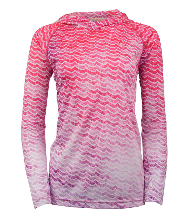 Women's Waves Long Sleeve UV Performance Fishing Hoodie - Image 4