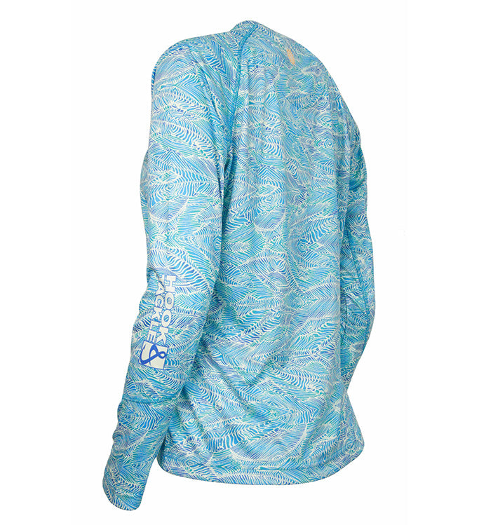 Women's Swells Long Sleeve UV Protection Performance Fishing Shirt - Image 5