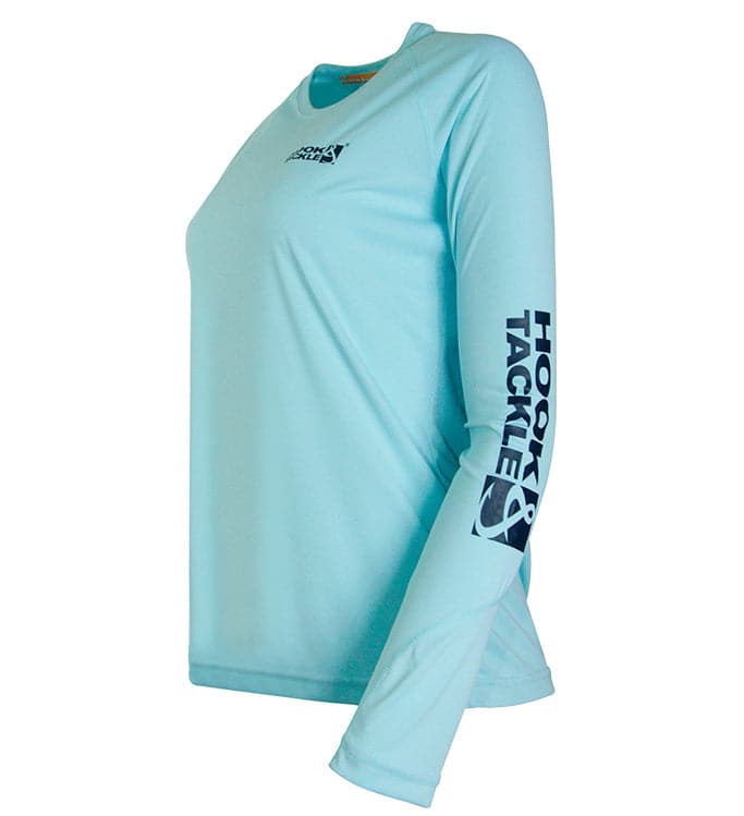 Women's Seamount Long Sleeve Performance UV Fishing Shirt - Blue - Image 8