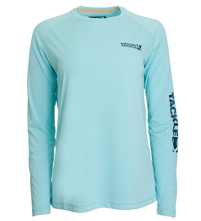 Women's Seamount Long Sleeve Performance UV Fishing Shirt - Blue - Image 7