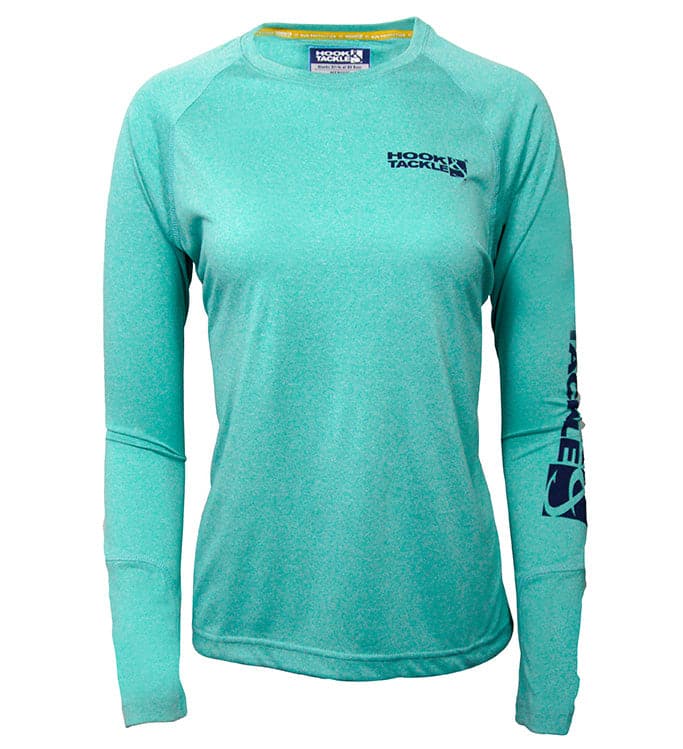 Women's Seamount Long Sleeve Performance UV Fishing Shirt - Blue - Image 9