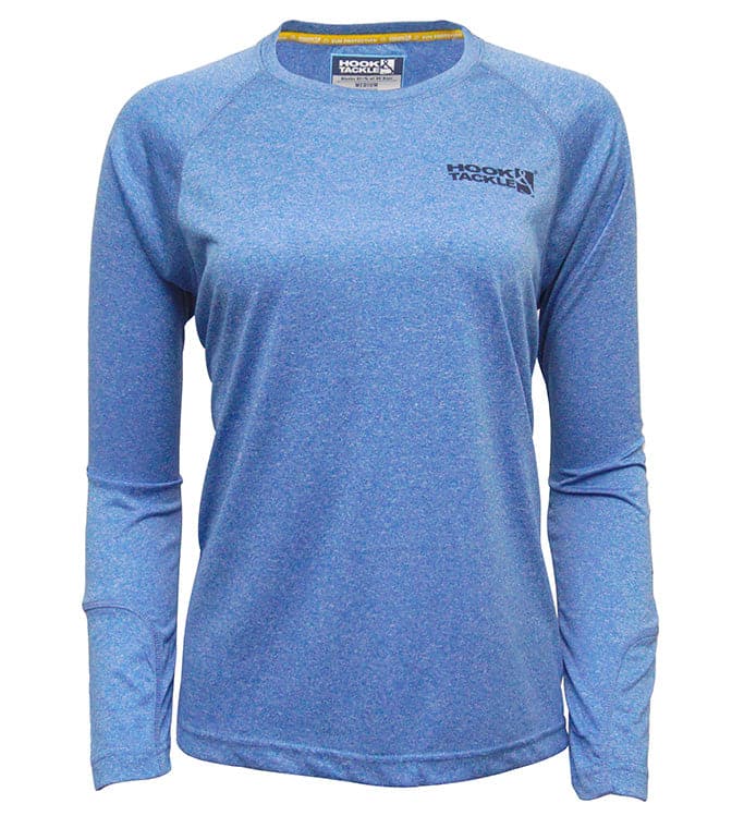 Women's Seamount Long Sleeve Performance UV Fishing Shirt - Blue - Image 13