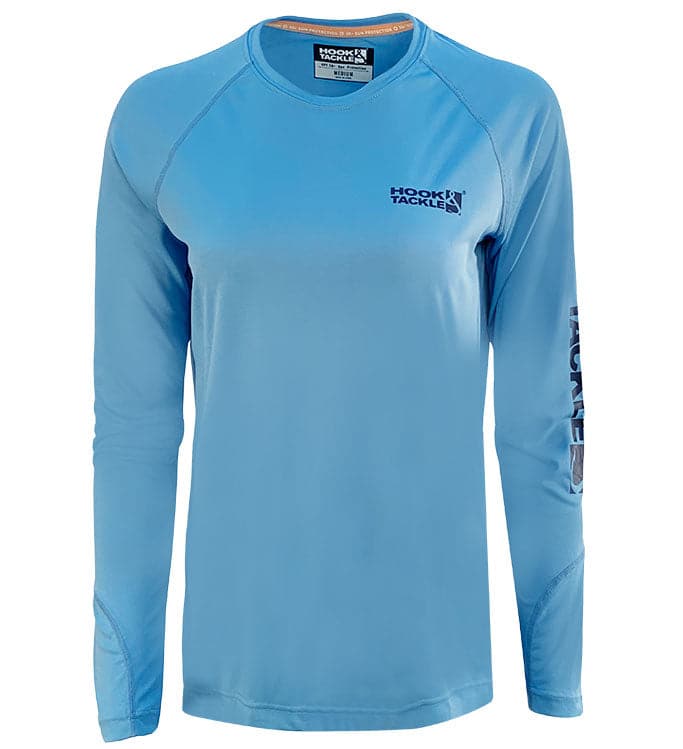 Women's Seamount Long Sleeve Performance UV Fishing Shirt - Blue - Image 5