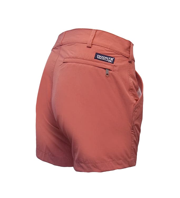 Women's Coastland 4-Way Stretch Hybrid Shorts in NE Red - Image 2