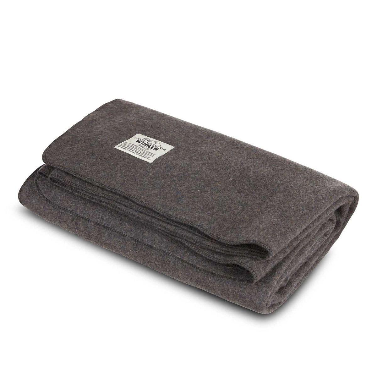 Oversized Recycled Wool Lodge Blanket for Camping and Outdoors