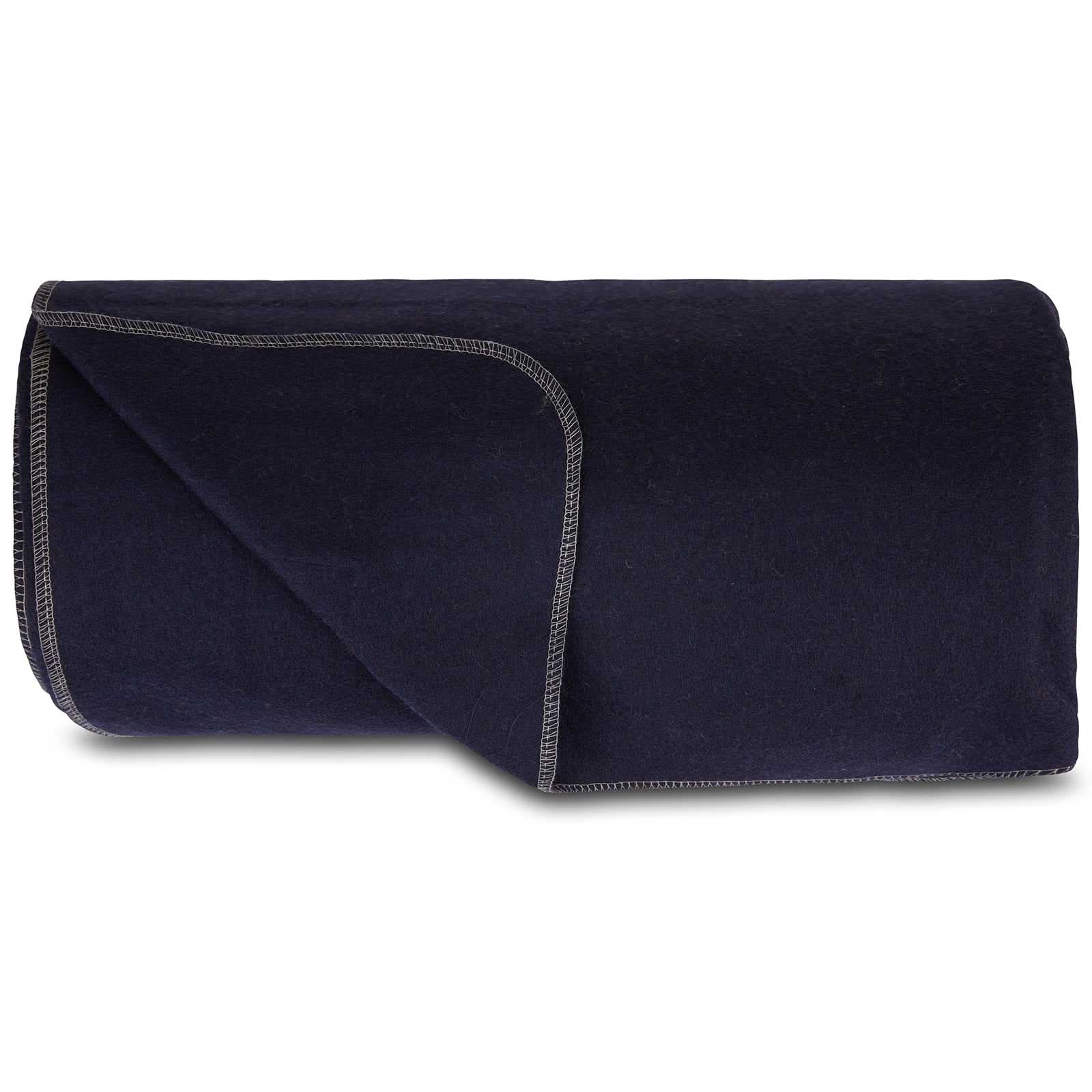 Oversized Recycled Wool Lodge Blanket for Camping and Outdoors