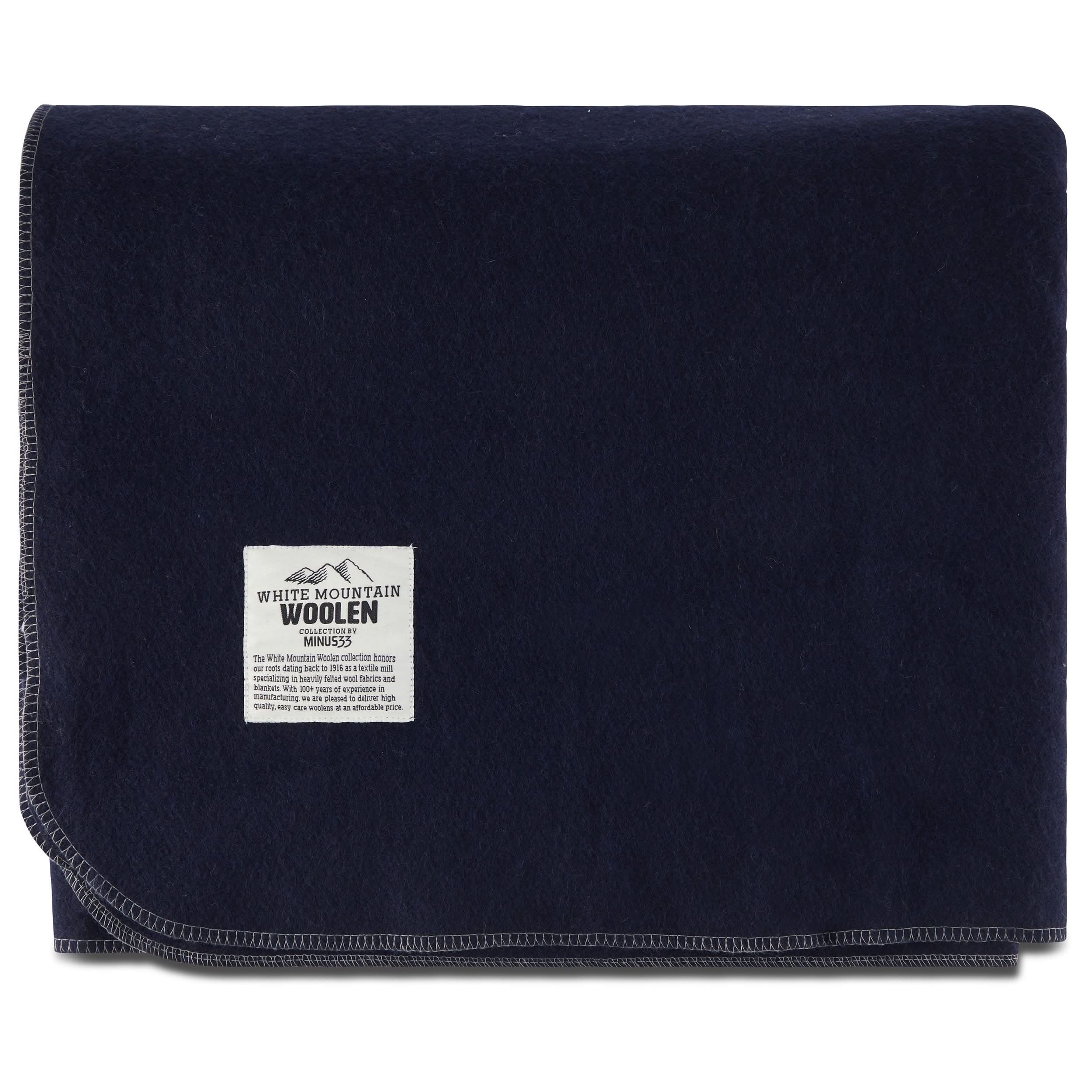 Oversized Recycled Wool Lodge Blanket for Camping and Outdoors