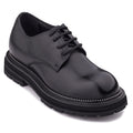 TOTO - W0981 - 3.3 Inches Taller (Black) - Low Top Chunky Sole Casual Derbies