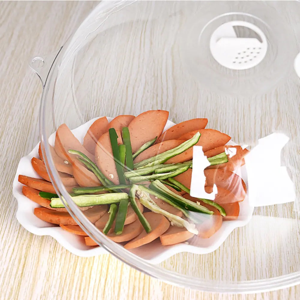 Microwave Food Cover Splash Proof Plate Cover