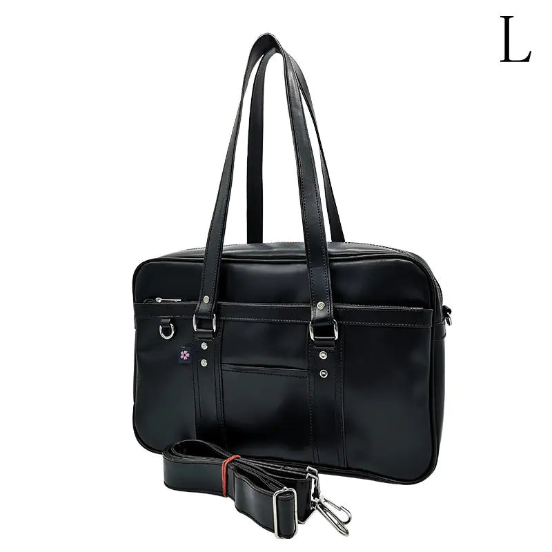PU Leather Single Shoulder Commuter Bag