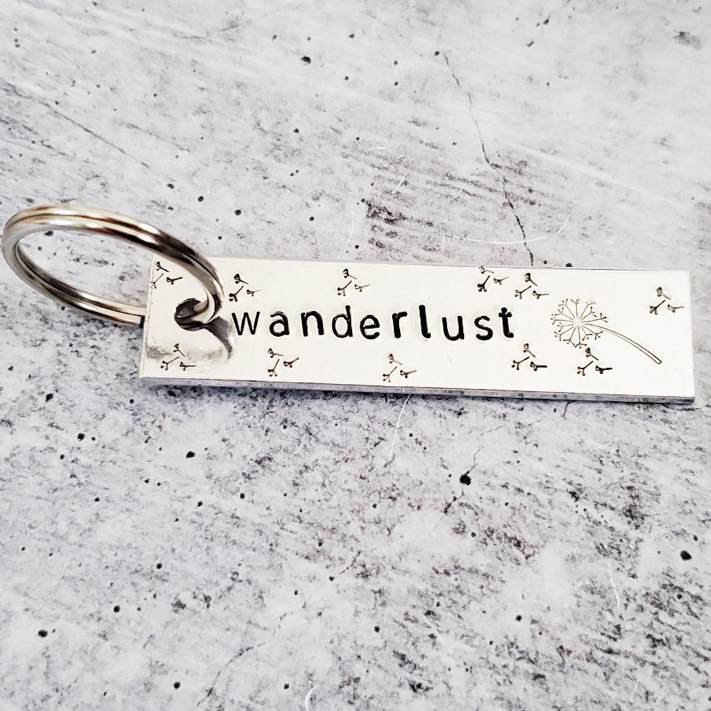 WANDERLUST Bar Keychain