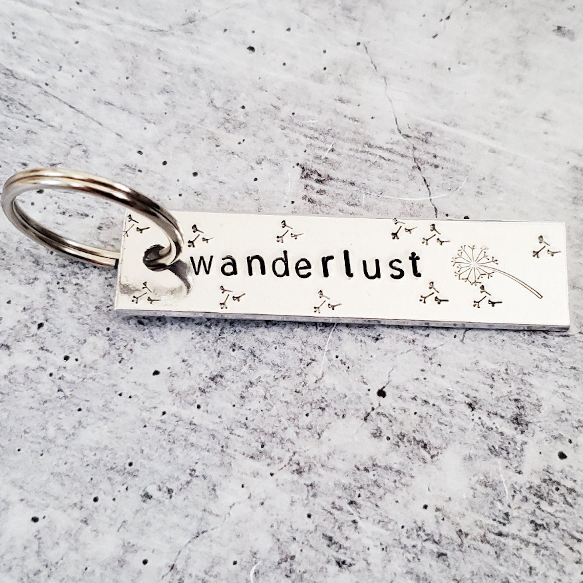 WANDERLUST Bar Keychain