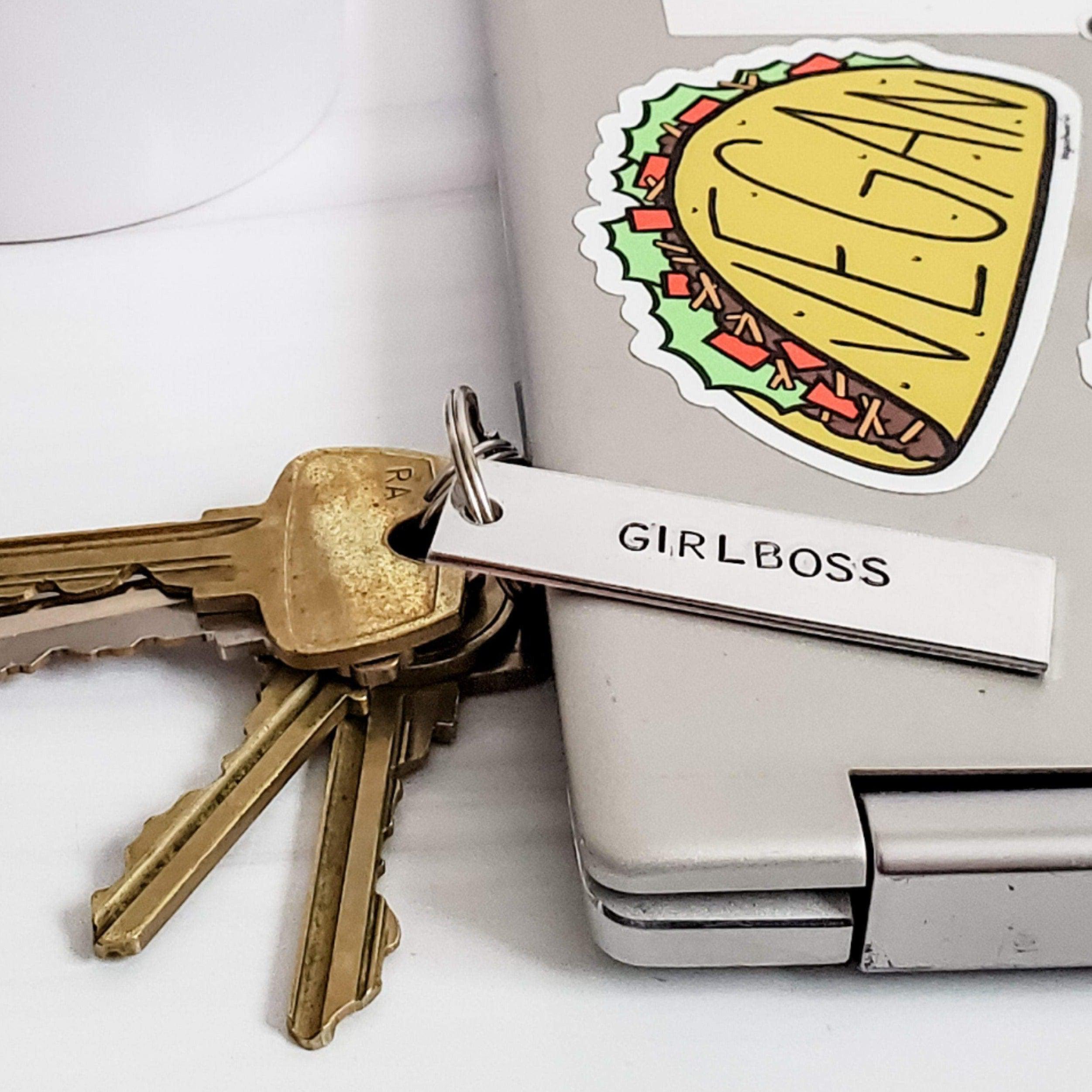 WANDERLUST Bar Keychain