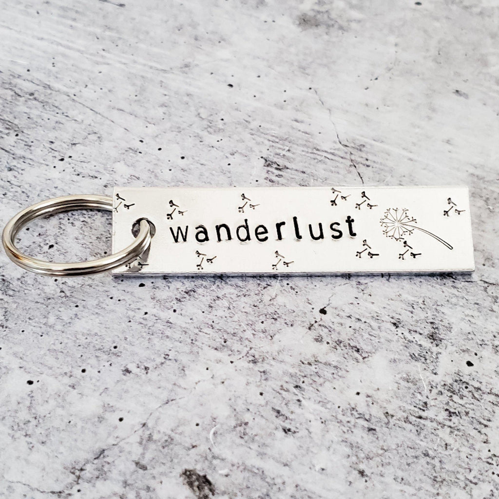 WANDERLUST Bar Keychain