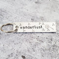 WANDERLUST Bar Keychain