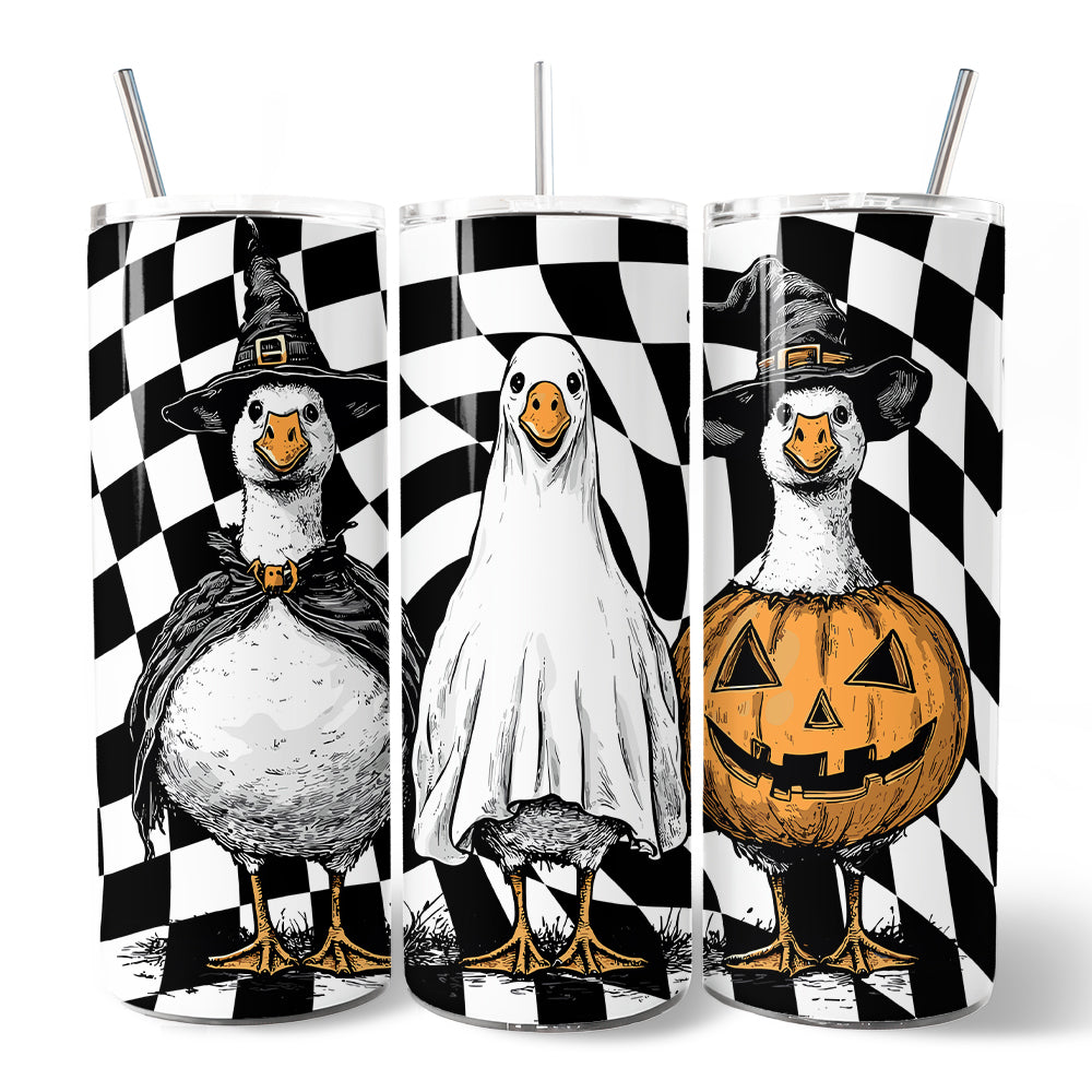 Haunting Honkers Goose Halloween 20oz Stainless Steel Tumbler