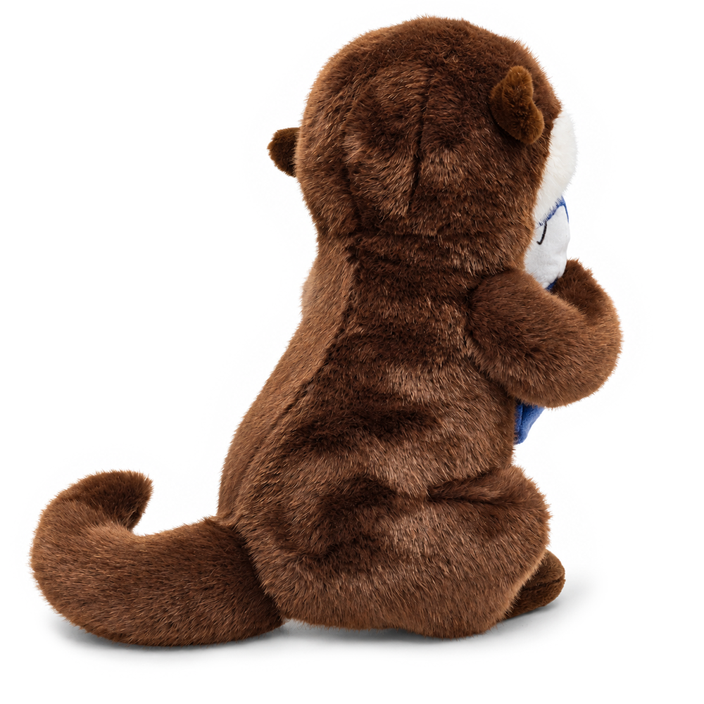Otto the Otter Plushie, Adorable 12" Fish-Hugging Stuffed Animal for Kids’ Gifts