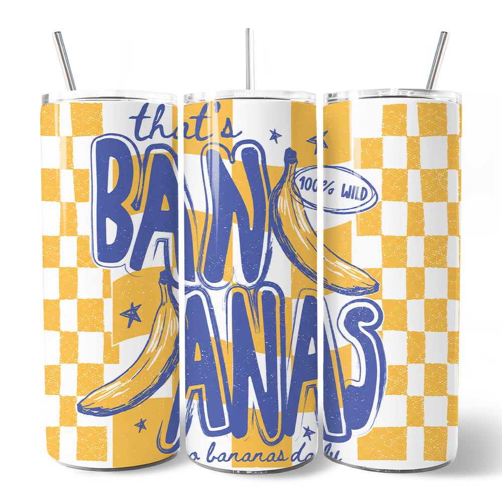 That's Bananas Tropical Geometric 20oz Stainless Steel Tumbler