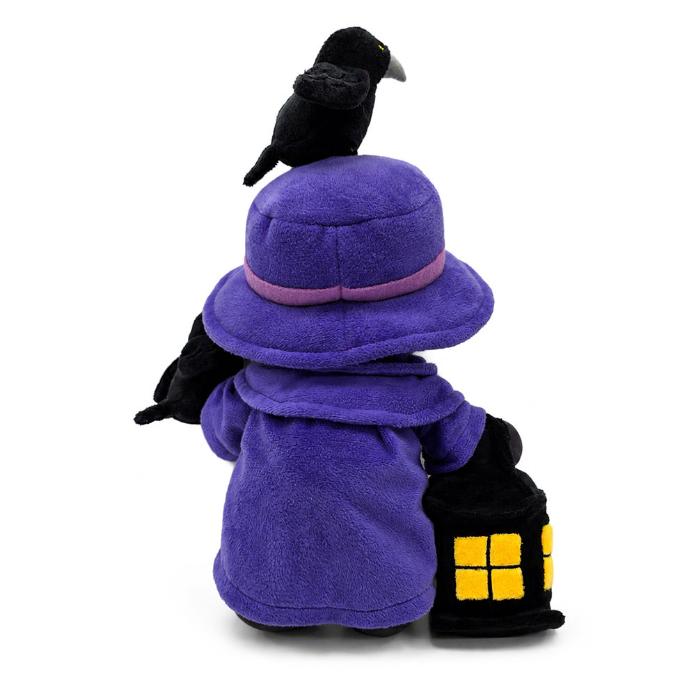 Dr. Crowford Plague Doctor Plush Toy with Ravens and Lantern, 12" Stuffed Toy Gift for Children