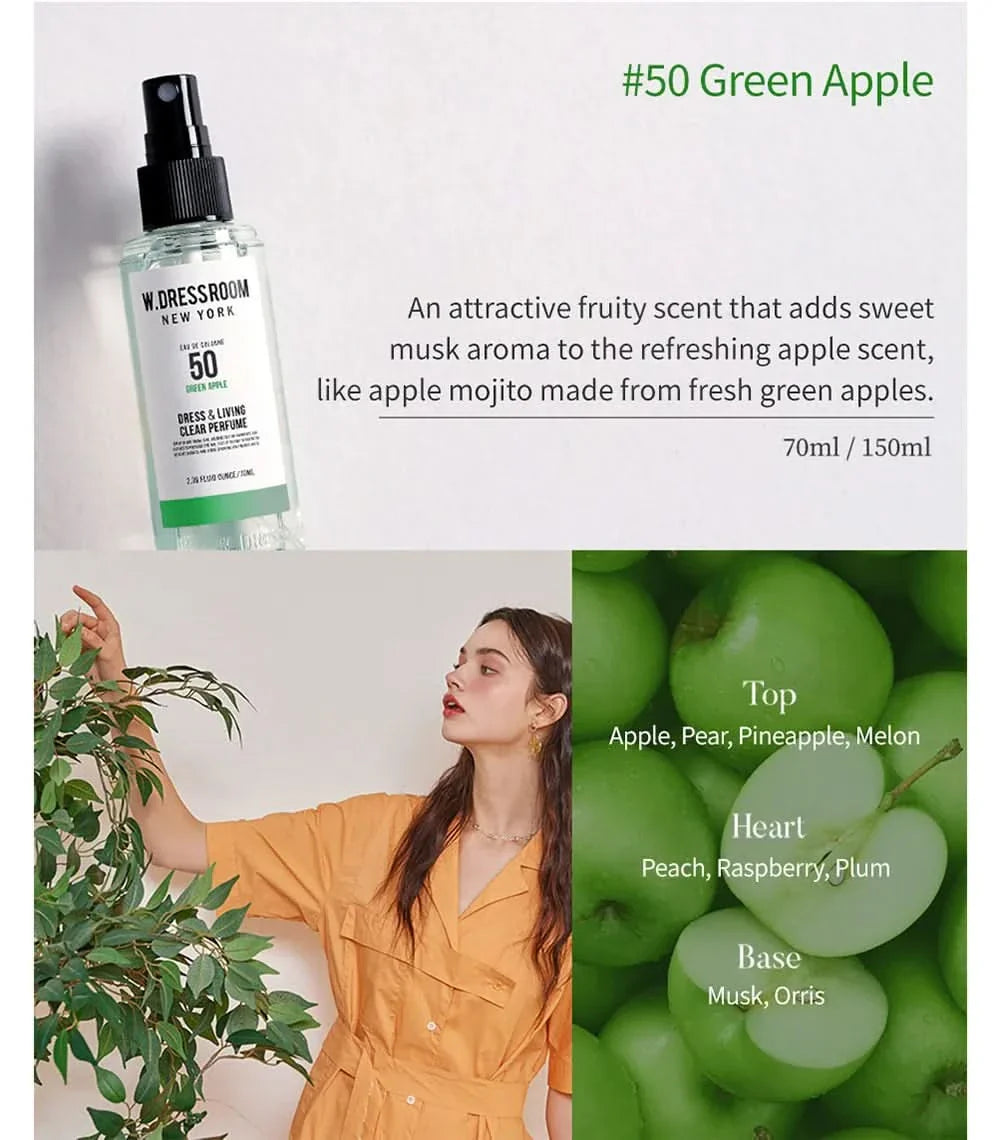 No.50 Green Apple Dress Perfume & Antibacterial Fabric Spray