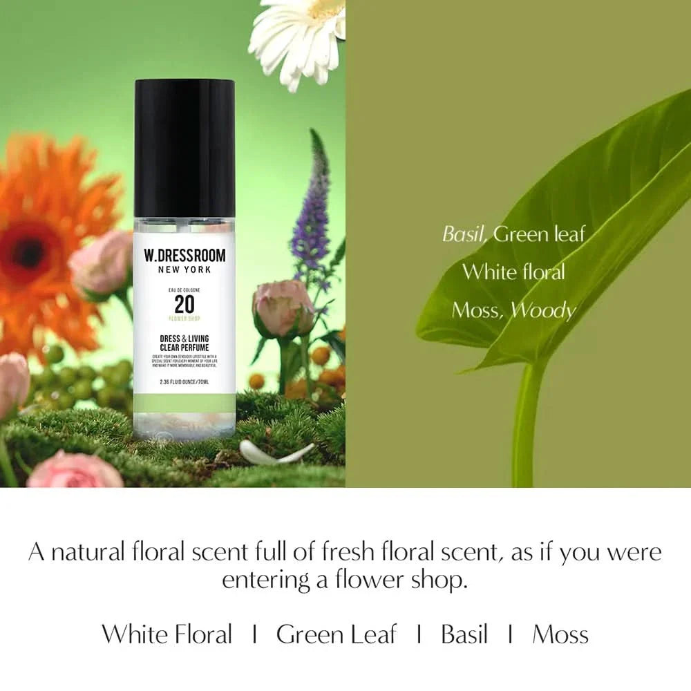 No.20 Flower Shop Antibacterial Dress & Living Perfume 70ml